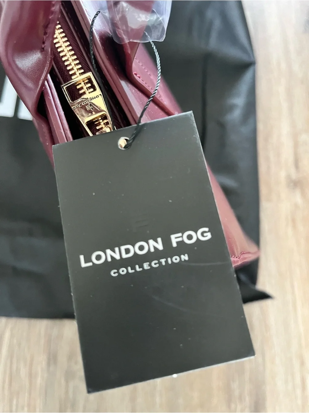 Brand New London Fog Oxblood Color Handbag/satchel style.